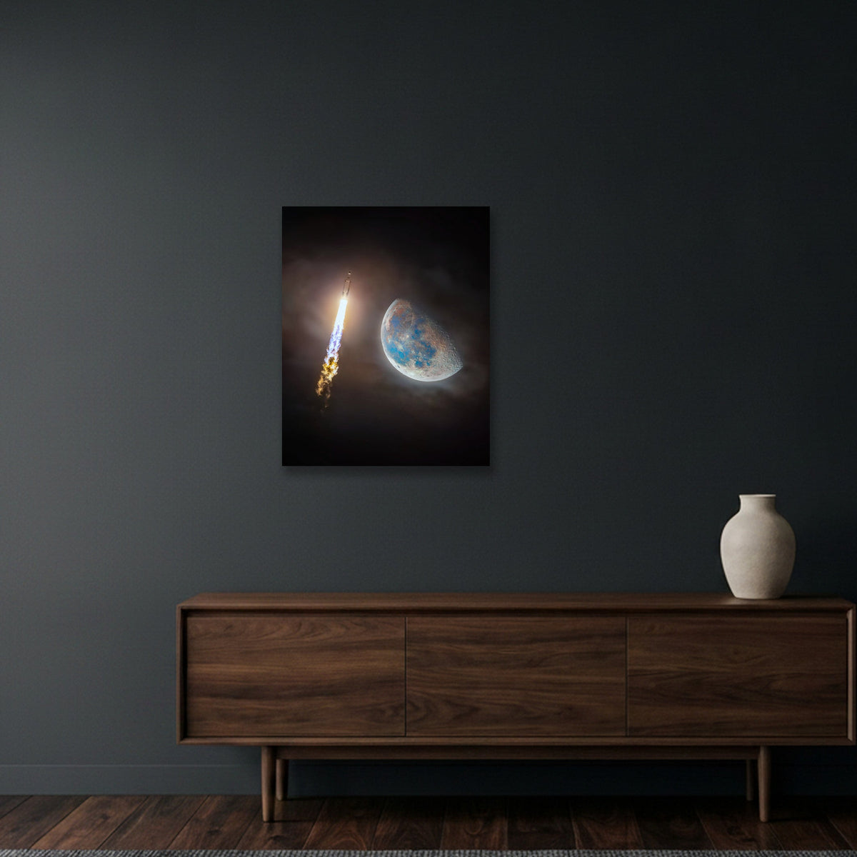 Fly By Moonlight — 16×20" Acrylic Mount