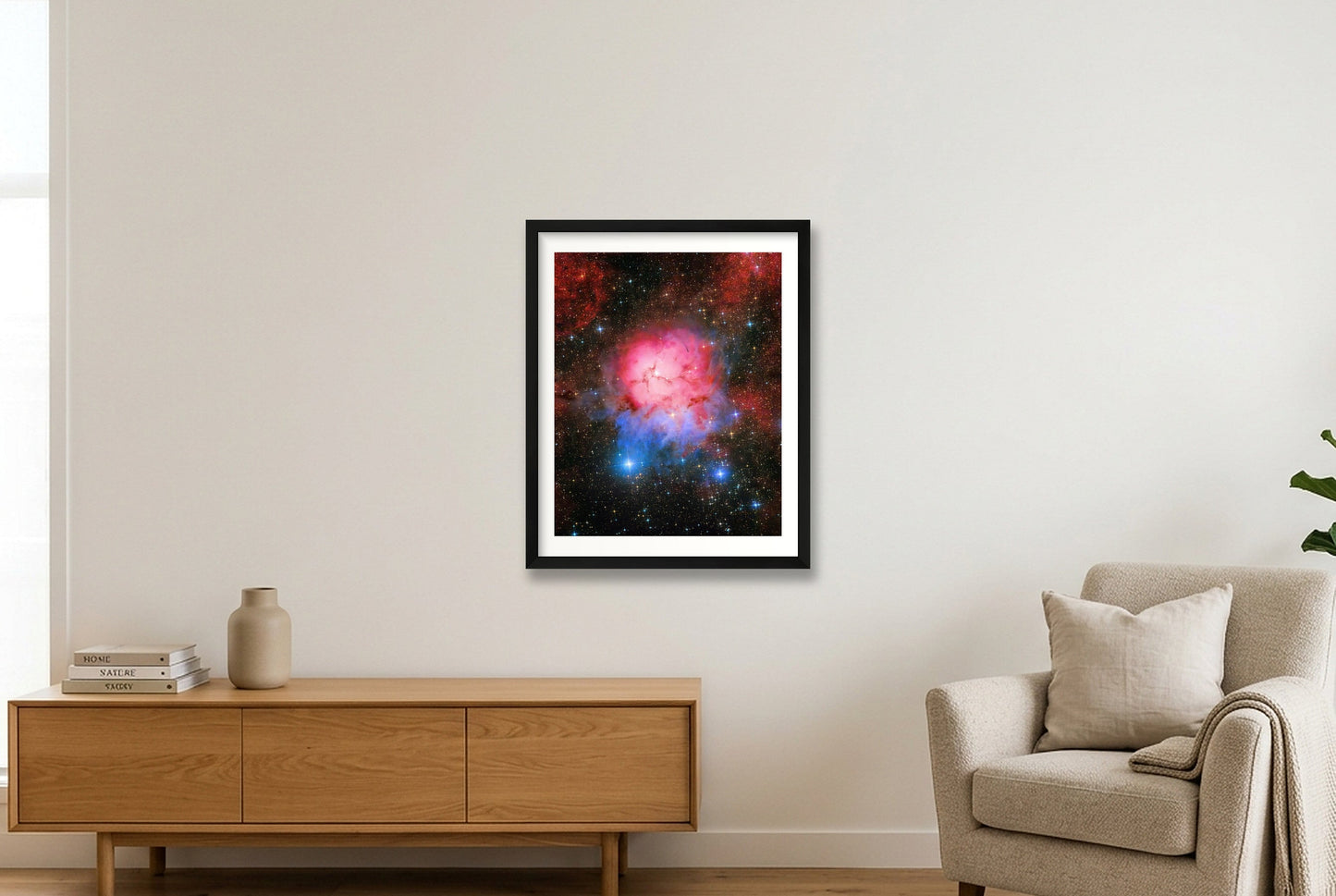 Sagittarian Bloom — 40×50cm, 16×20" Black Frame