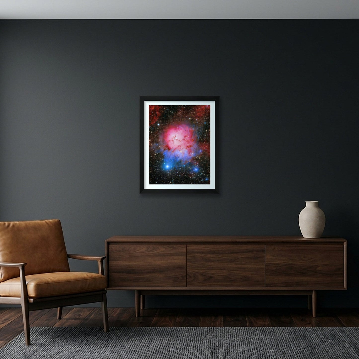Sagittarian Bloom — 28×35cm, 11×14" Black Frame