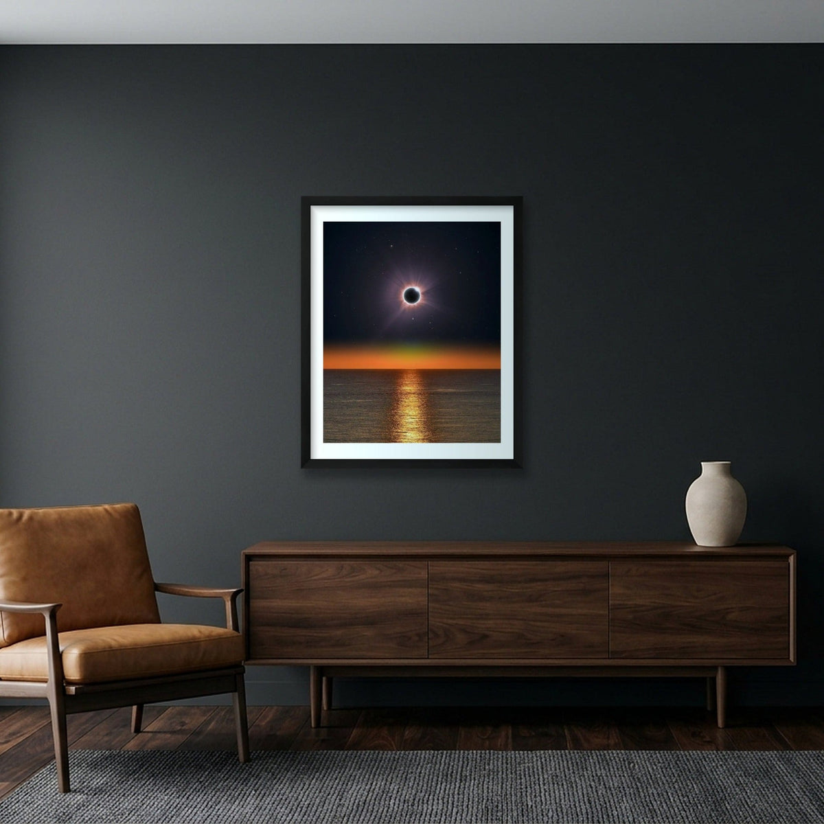Shadows on the Balearic Sea — 16×20" Black Frame