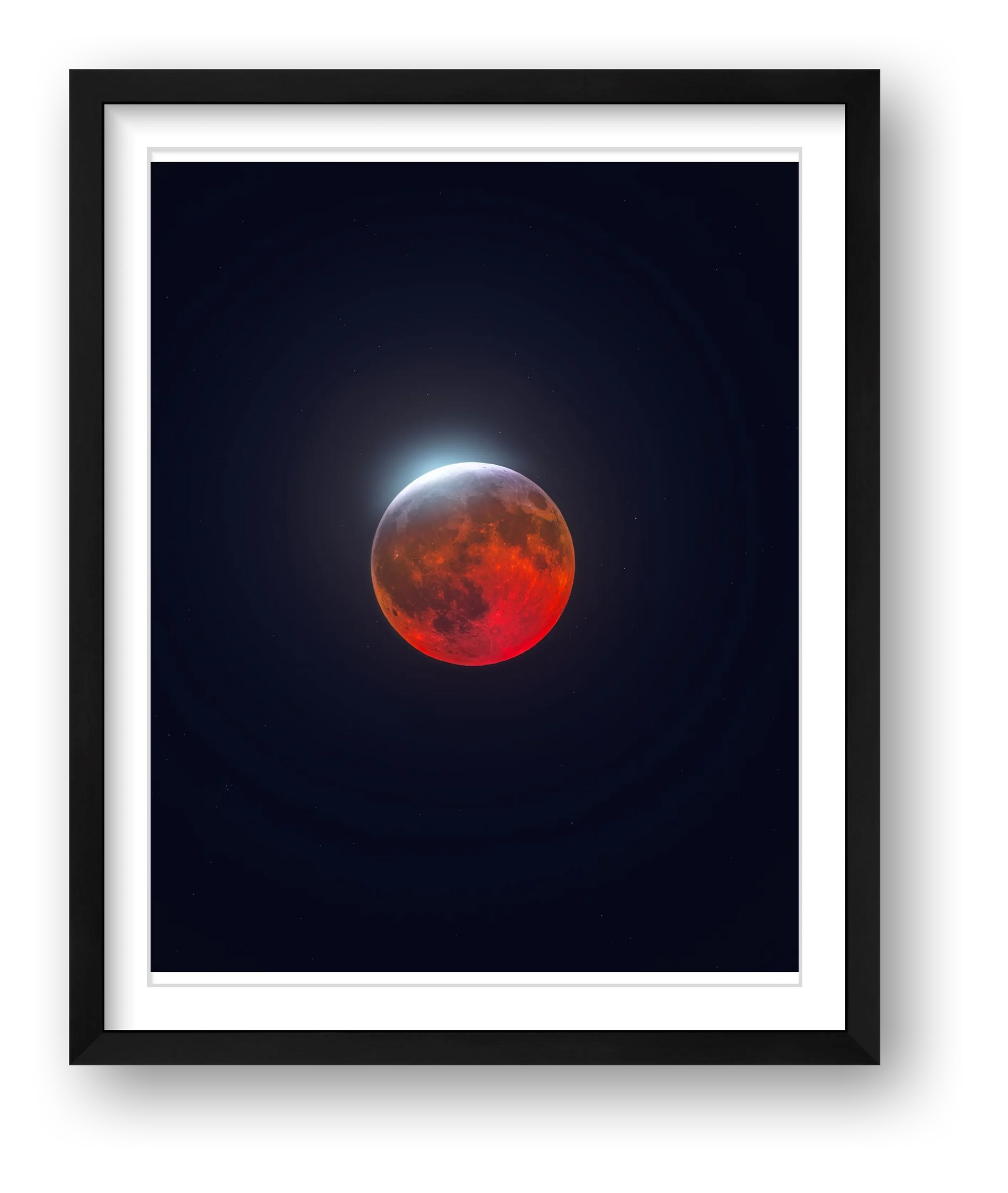 By the Crimson Moonlight — framed