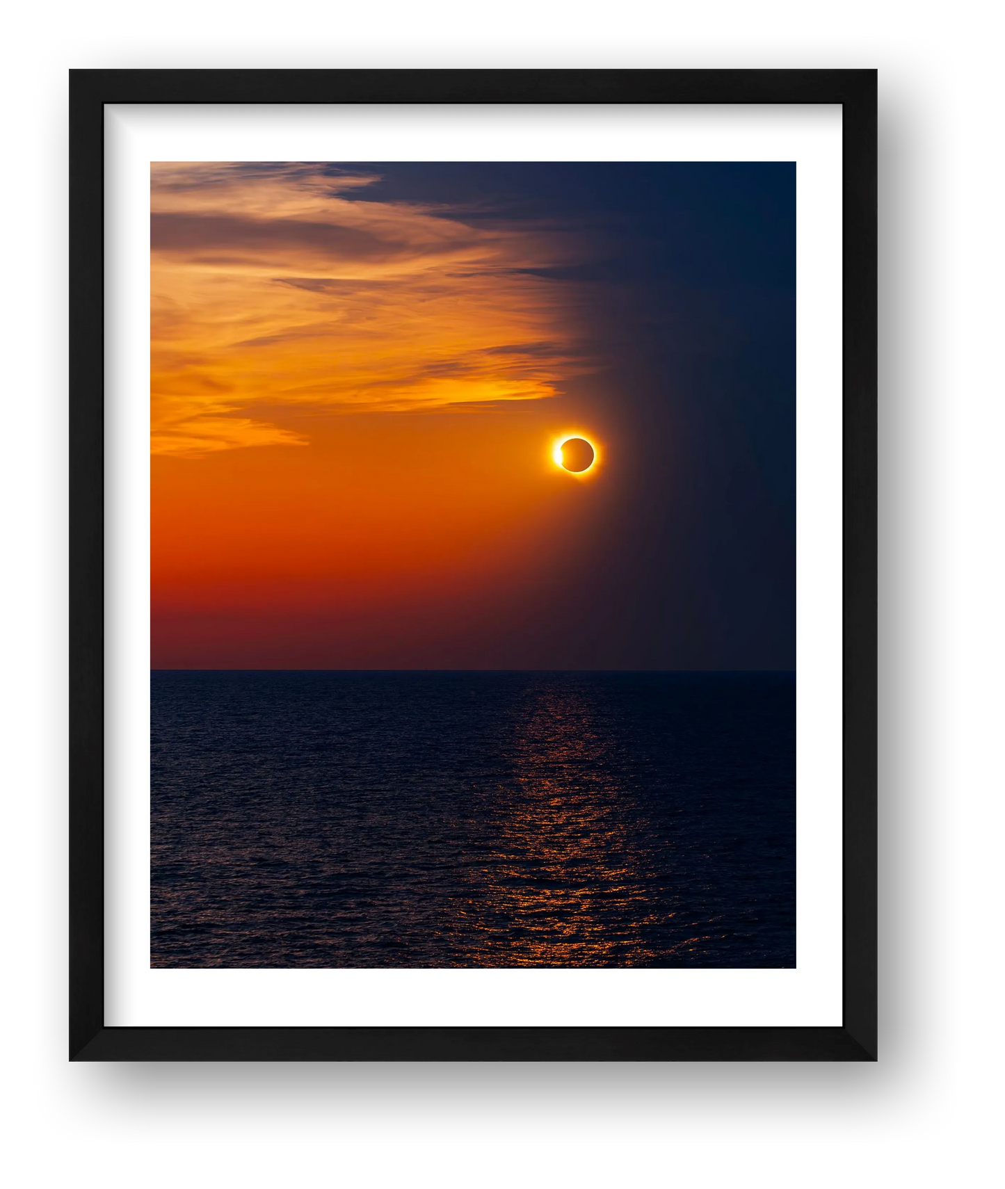 Shadows on the Balearic Sea — framed