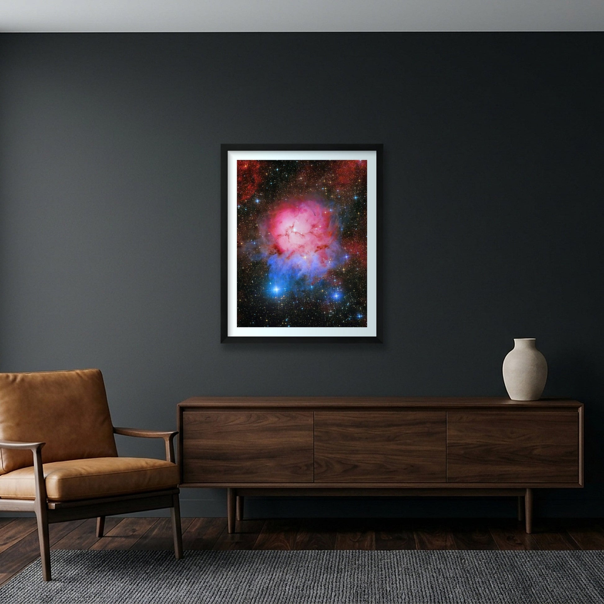 Sagittarian Bloom — 40×50cm, 16×20" Black Frame