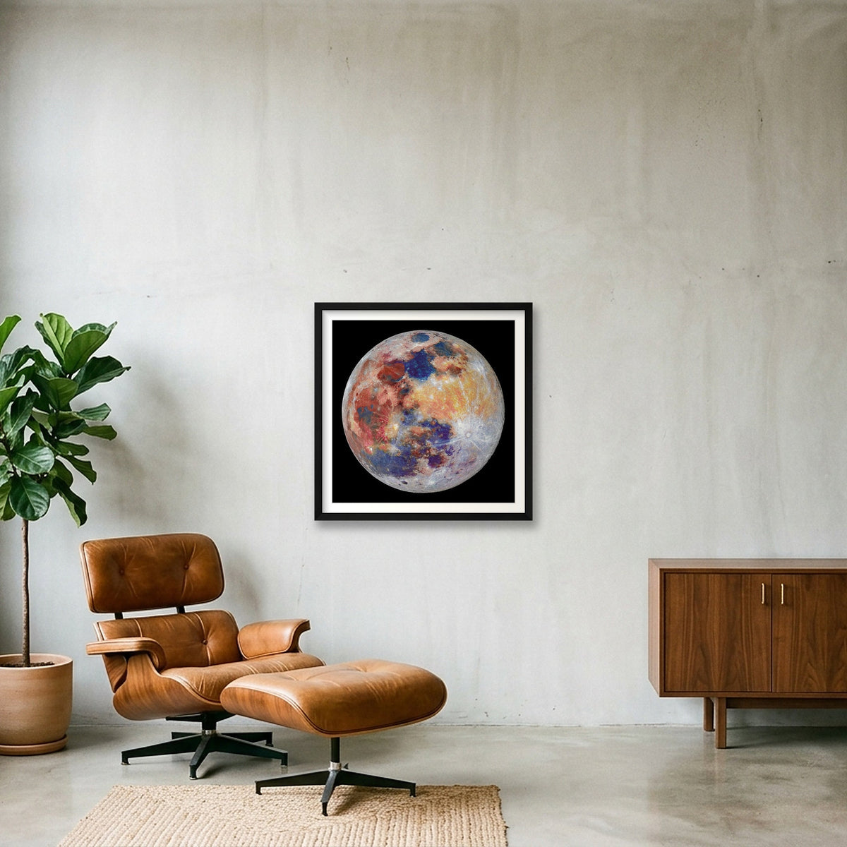 Of Stone and Science — 20×20" Black Frame