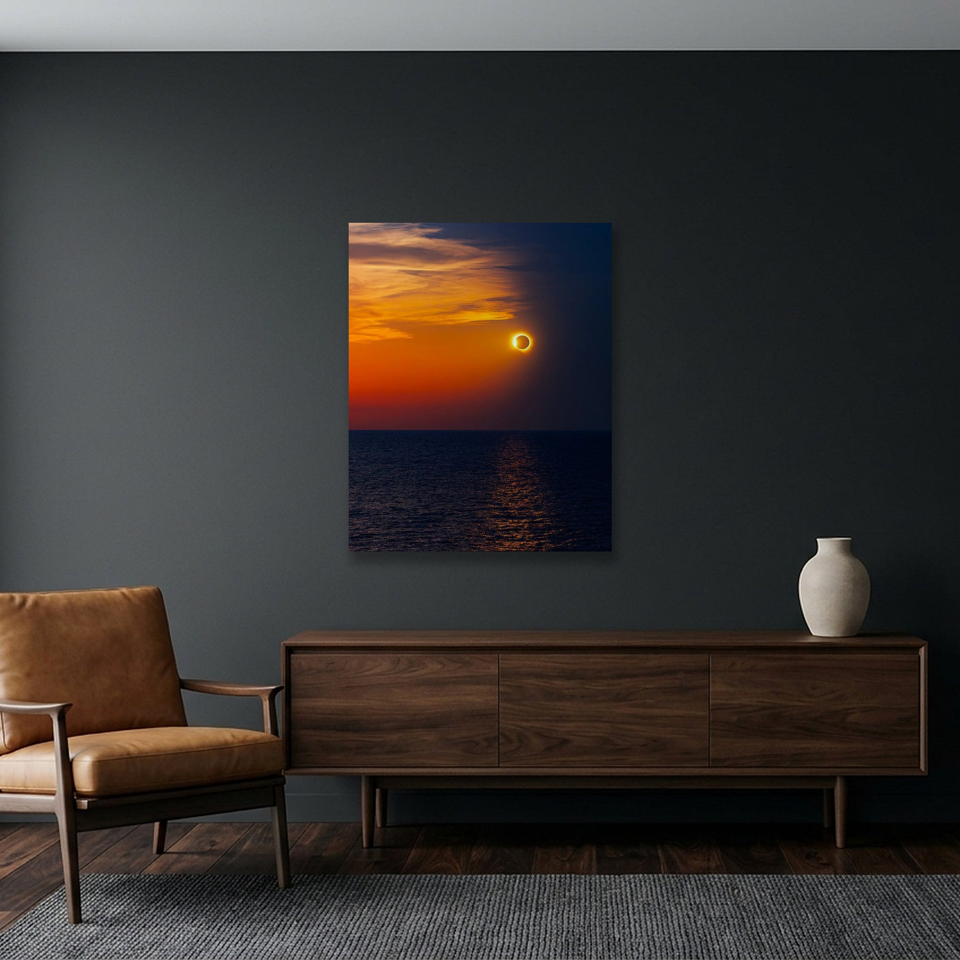 Shadows on the Balearic Sea — 61×76cm, 24×30" Acrylic Mount