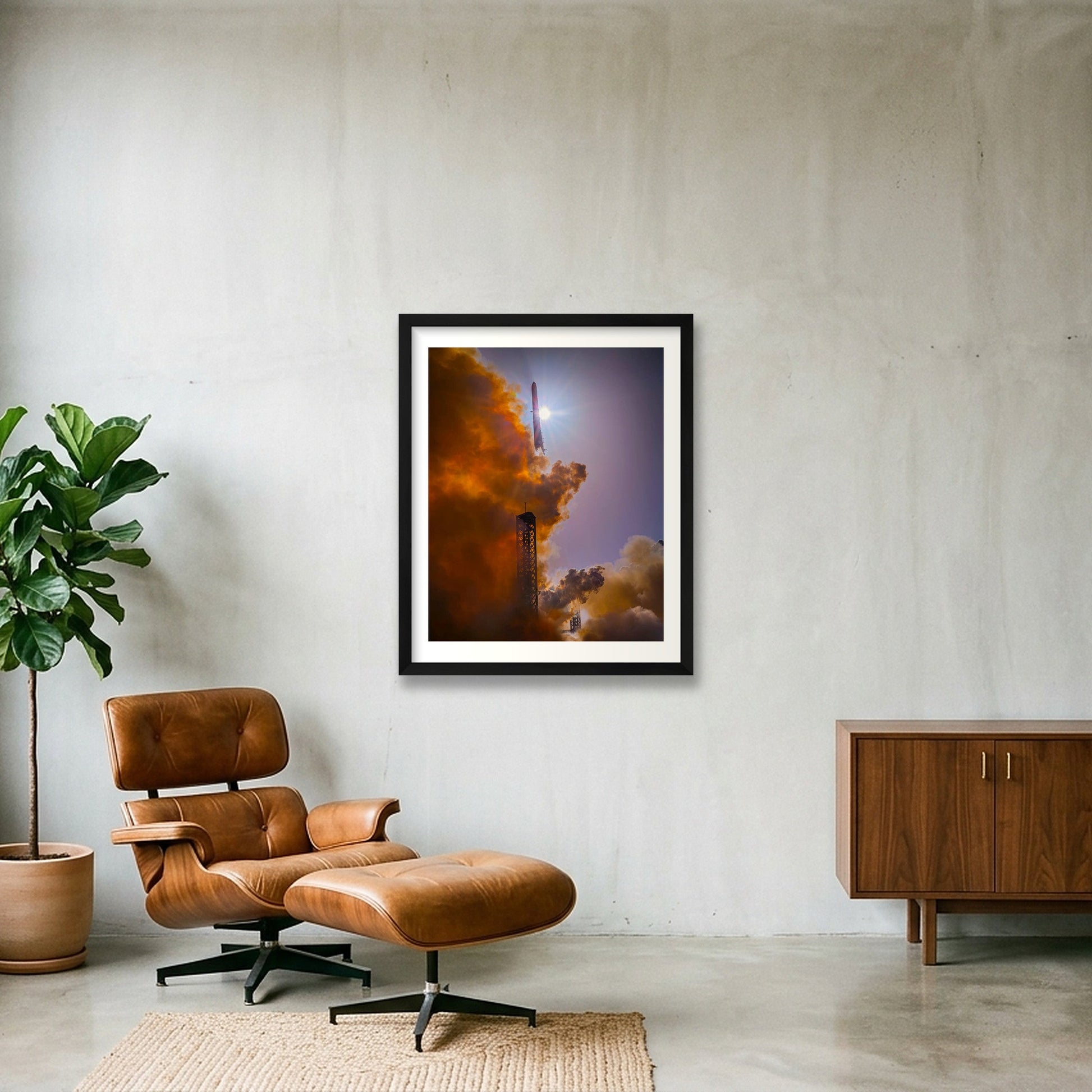 Piercing the Heavens — 40×50cm, 16×20" Black Frame