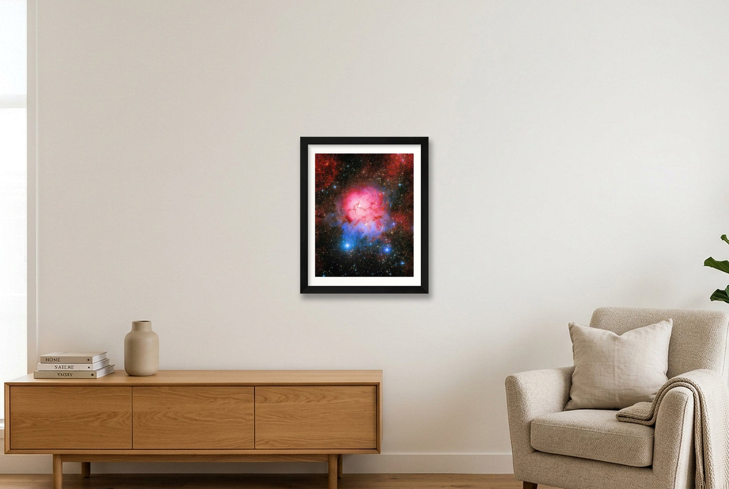 Sagittarian Bloom — 28×35cm, 11×14" Black Frame